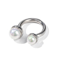 Twine Pearl Open Ring - Nahzshop