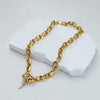 Spike Pendant Chain Necklace