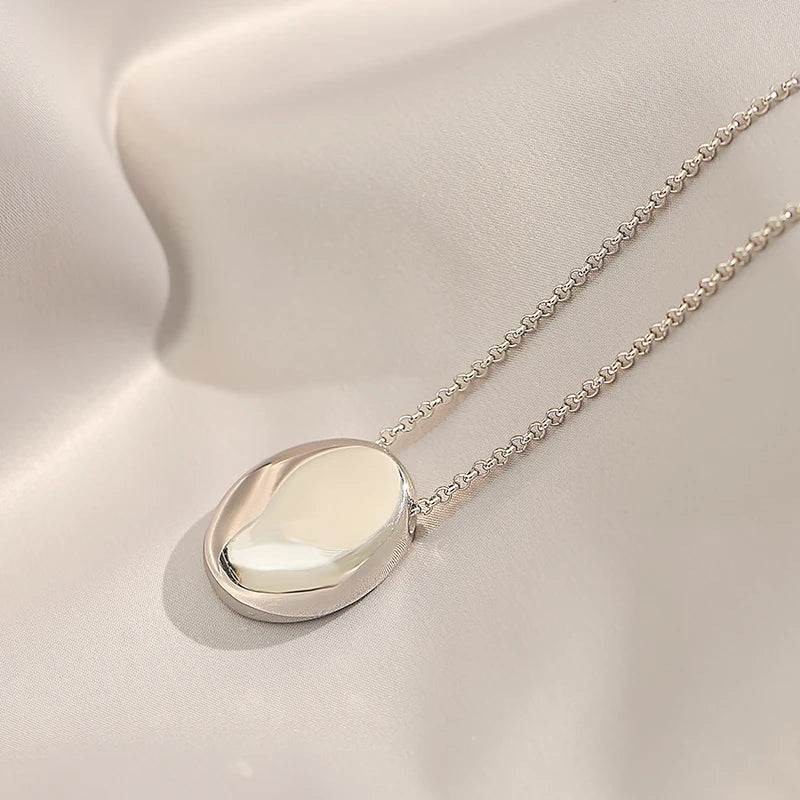 Oval Pendant Necklace- Nahzshop