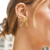 Bow Earrings- nahzshop