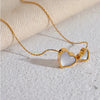 Romantic Gold Heart Pendant Necklace - nahzshop