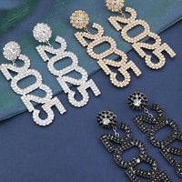 Luxurious Rhinestone 2025 Pendant Earrings - nahzshop