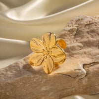 Flower Open Ring- nahzshop