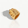 18K Gold Plated Wave Ring