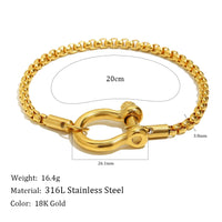 Aureon Shackle Bracelet
