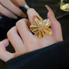 Flower Open Ring- nahzshop