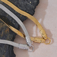 Snake Chain Choker Necklace - nahzshop