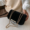 Women's Velvet Chain Crossbody Bag - Nahzshop