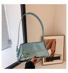 Metallic Flap Baguette Bag- Nahzshop