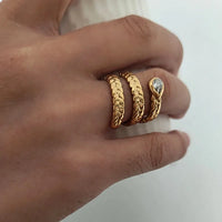 Snake Stone Rings - nahzshop