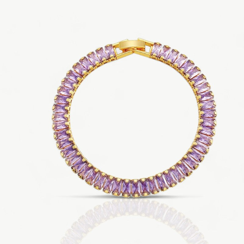 Purple Zirconia Bracelet- Nahzshop