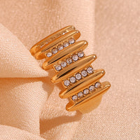 Crystal Gold Ring - Nahzshop