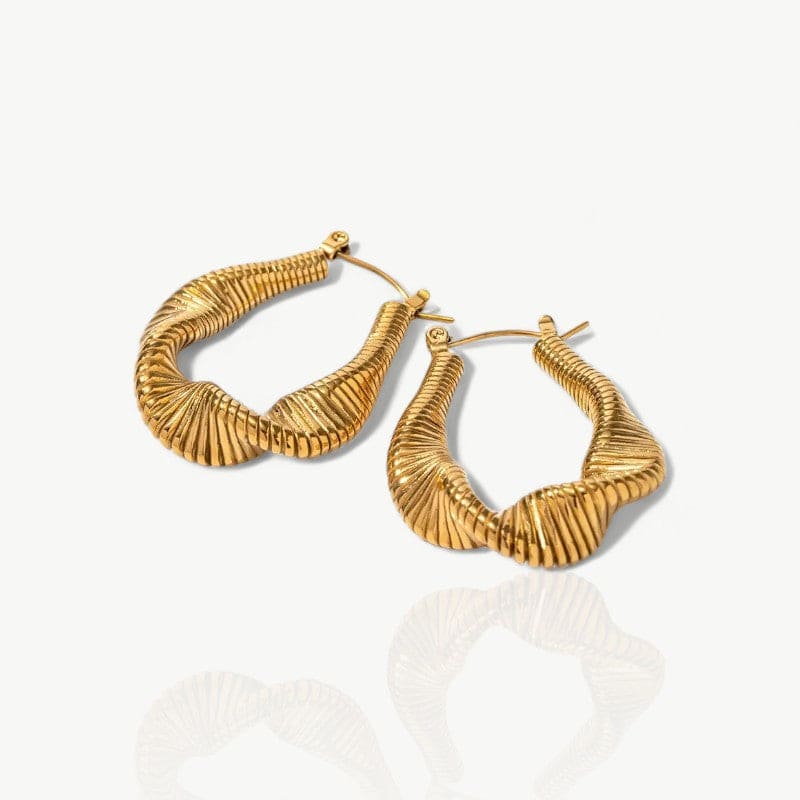 Twisted Hoop Earring - Nahzshop