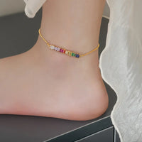 Colorful Zirconia Bohemian Anklets - Nahzshop