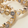 Golden Crystal Heart Charm Bracelets - nahzshop