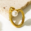 Pearl Twisted Open Ring- Nahzshop