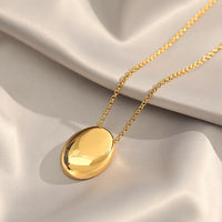 Oval Pendant Necklace- Nahzshop