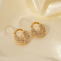 Bag Shape Stud Earrings - Nahzshop