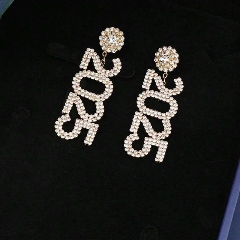 Luxurious Rhinestone 2025 Pendant Earrings - nahzshop