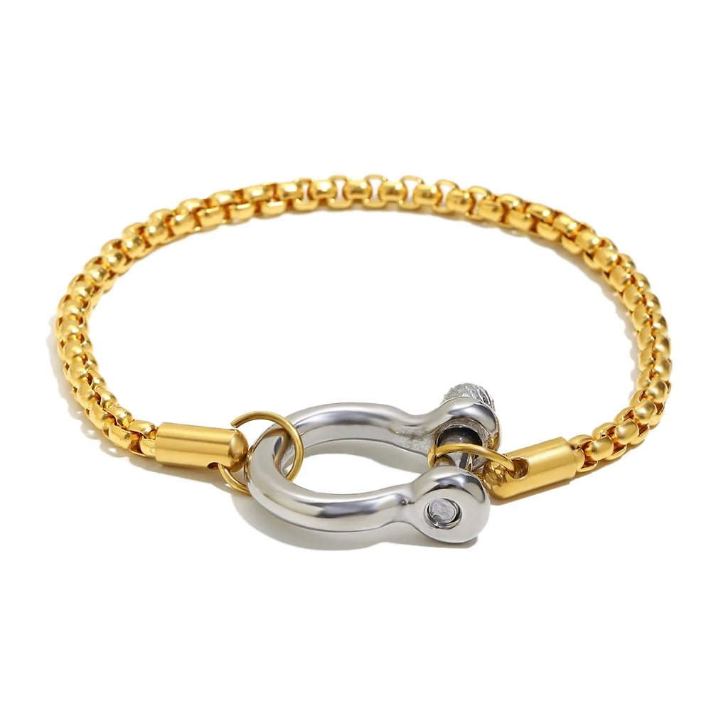 Aureon Shackle Bracelet