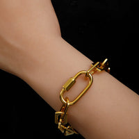Bold Clip Link Chain Bracelet