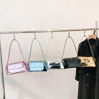 Metallic Flap Baguette Bag- Nahzshop