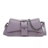 Chain Purple Leather Bag- Nahzshop