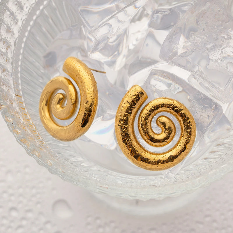 Spiral Earrings - Nahzshop