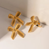 Bow Earrings- nahzshop