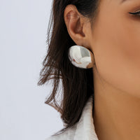 Round Big Ball Earrings - Nahzshop