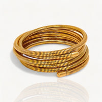 Gold Spiral Bracelet - Nahzshop