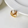 Pearl Flower Ring - Nahzshop 