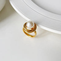 Pearl Flower Ring - Nahzshop 