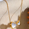 Romantic Gold Heart Pendant Necklace - nahzshop