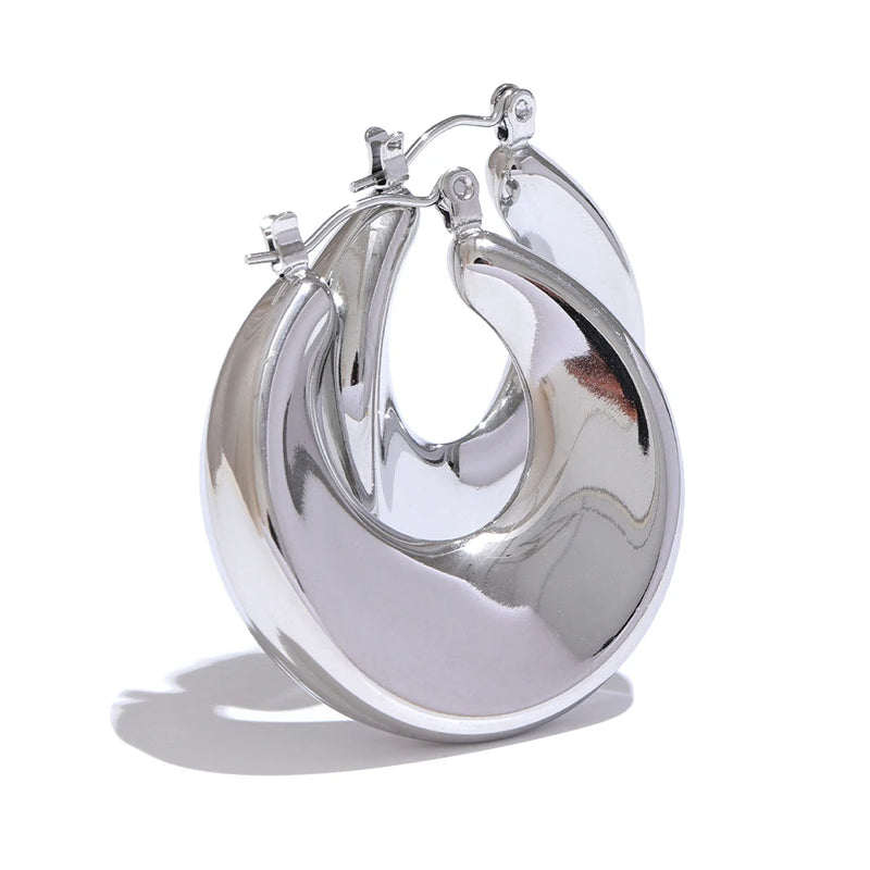 Bag Round Hoop Earrings -nahzshop