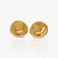 Button Stud Earrings - nahzshop