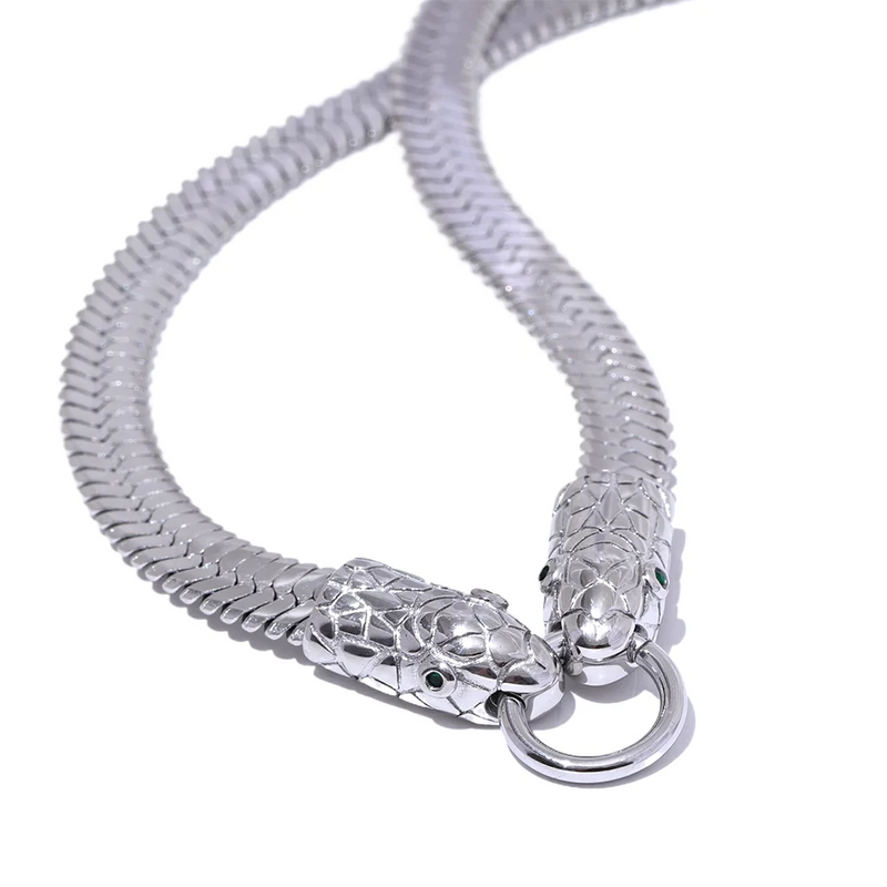 Snake Chain Choker Necklace - nahzshop