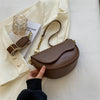 Oval Brown Sholder Bag- Nahzshop