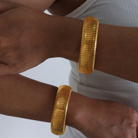 Wide Exaggerated Bracelet - Nahzshop