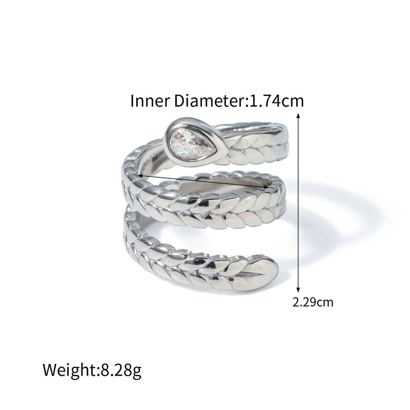 Snake Stone Rings - nahzshop