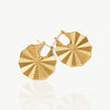 Ruffle Fan Earrings - Nahzshop