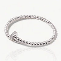 Silver Beads Bracelet - Nahzshop