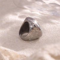 Glossy Dome Statement Ring