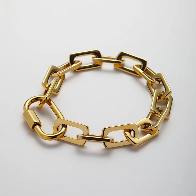 Bold Clip Link Chain Bracelet