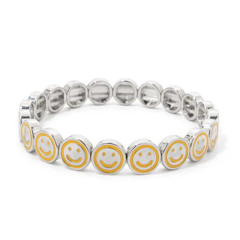 Happy Face Gold Bracelet - nahzshop