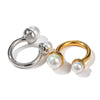 Twine Pearl Open Ring - Nahzshop