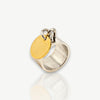 Oval Button Statement Ring