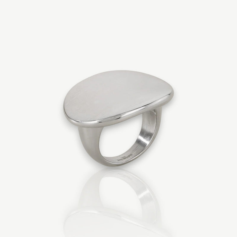 Sculpted Oval Dome Ring