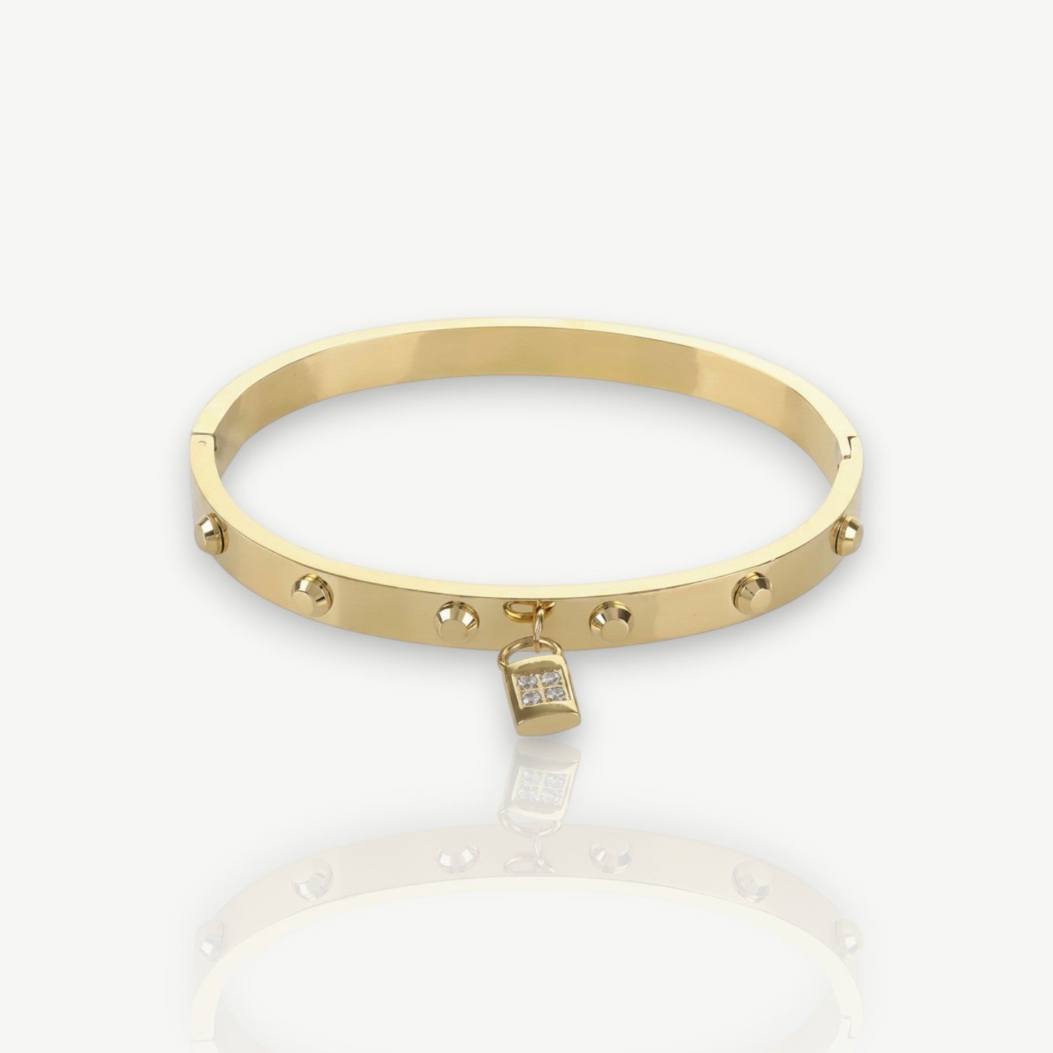 Locket Spike Bangle