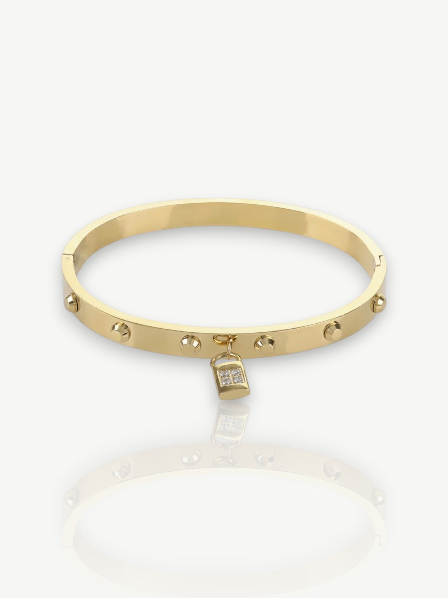 Locket Spike Bangle